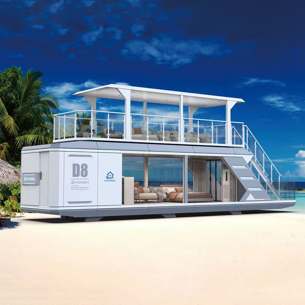 Two-storey capsule house model D8