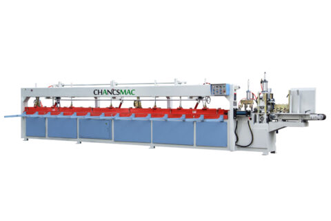 Automatic finger-joint press line